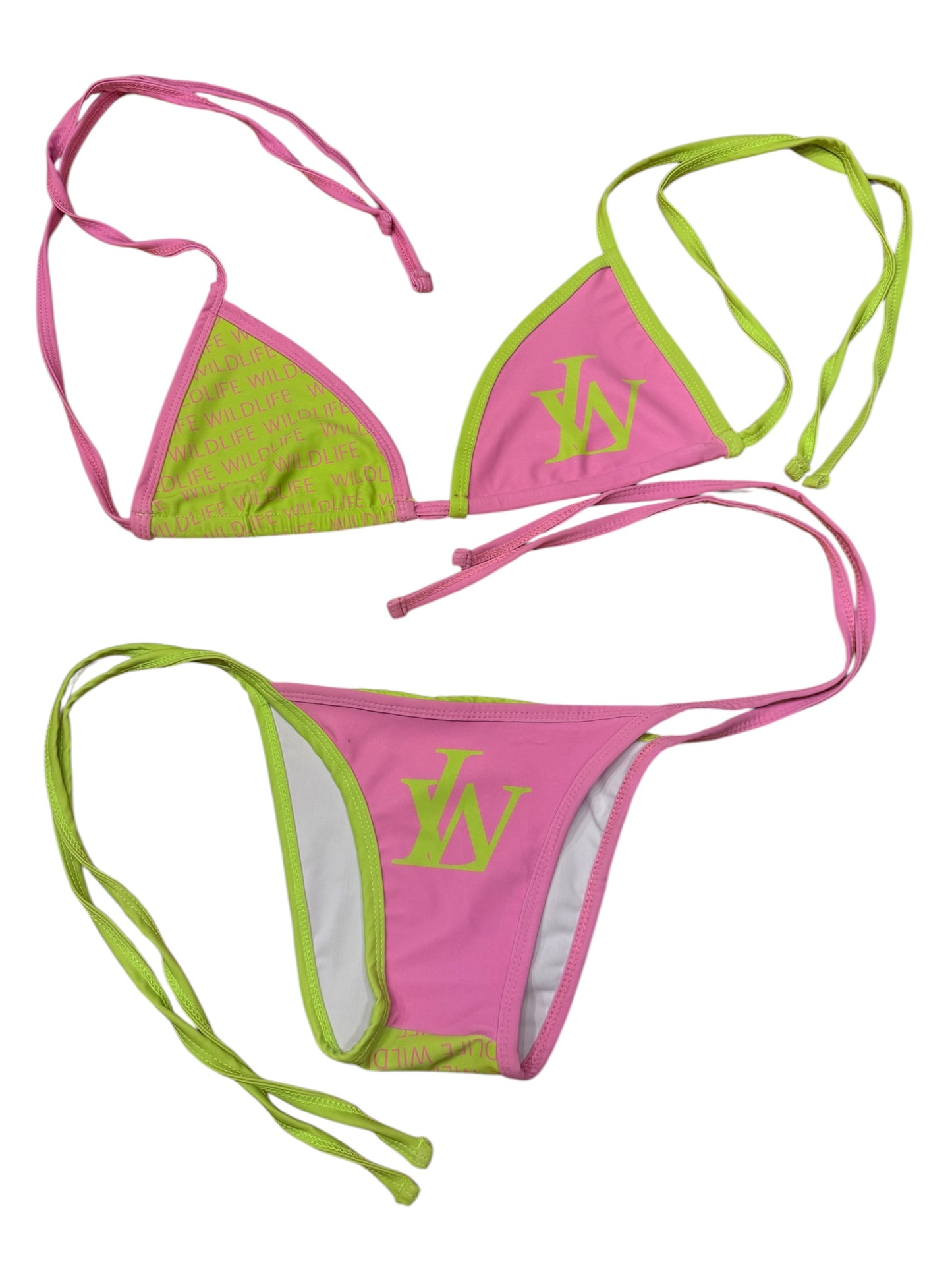 WildLife Bikini Pink/Yellow