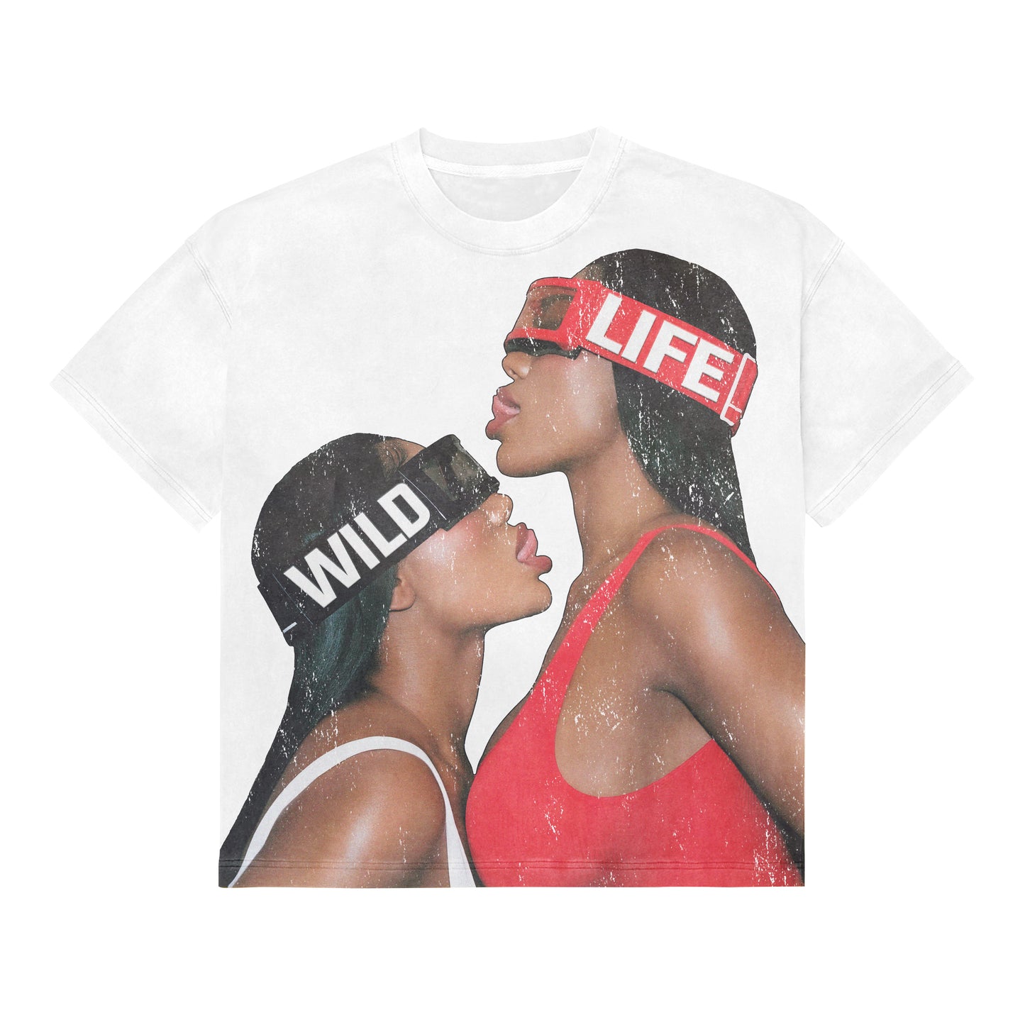 Kiss Me Tee-White
