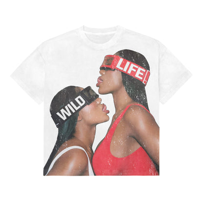 Kiss Me Tee-White