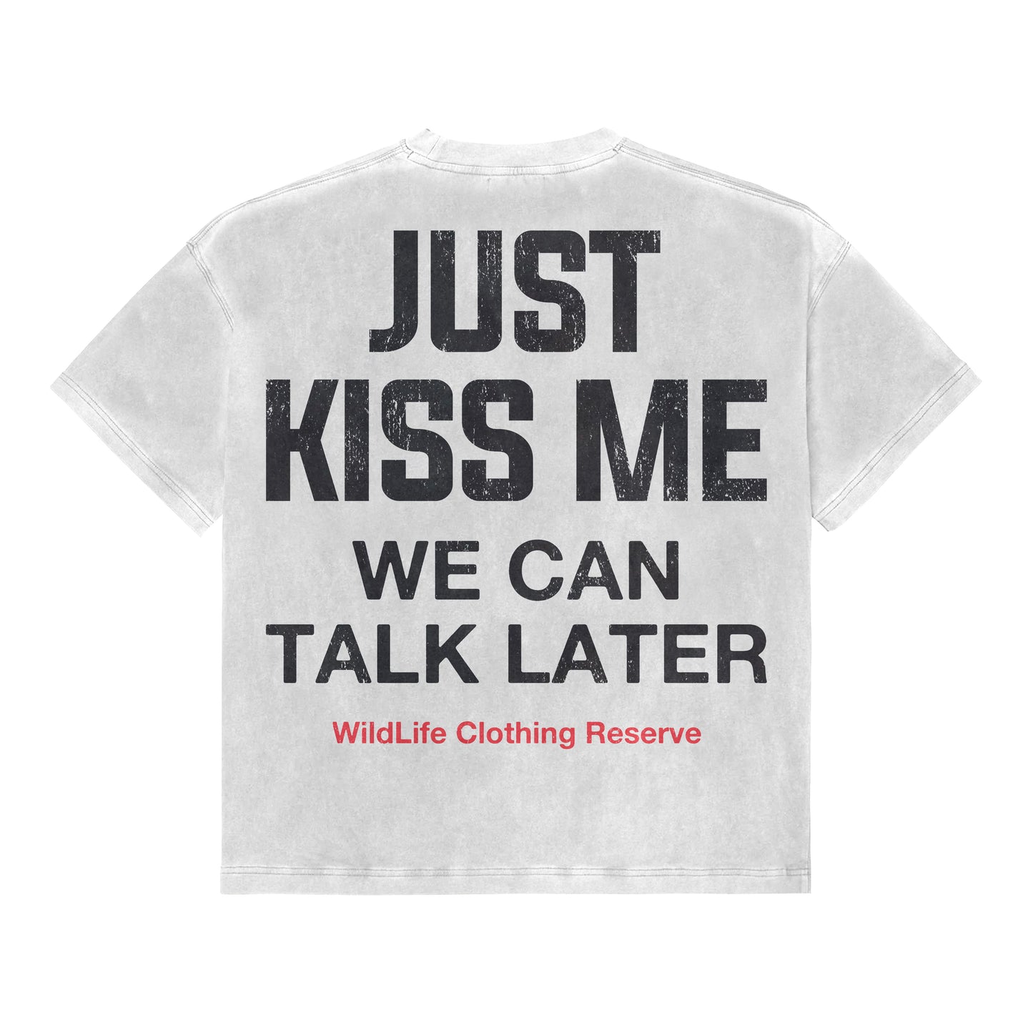 Kiss Me Tee-White