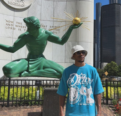 Spirit Of Detroit Tee -Blue