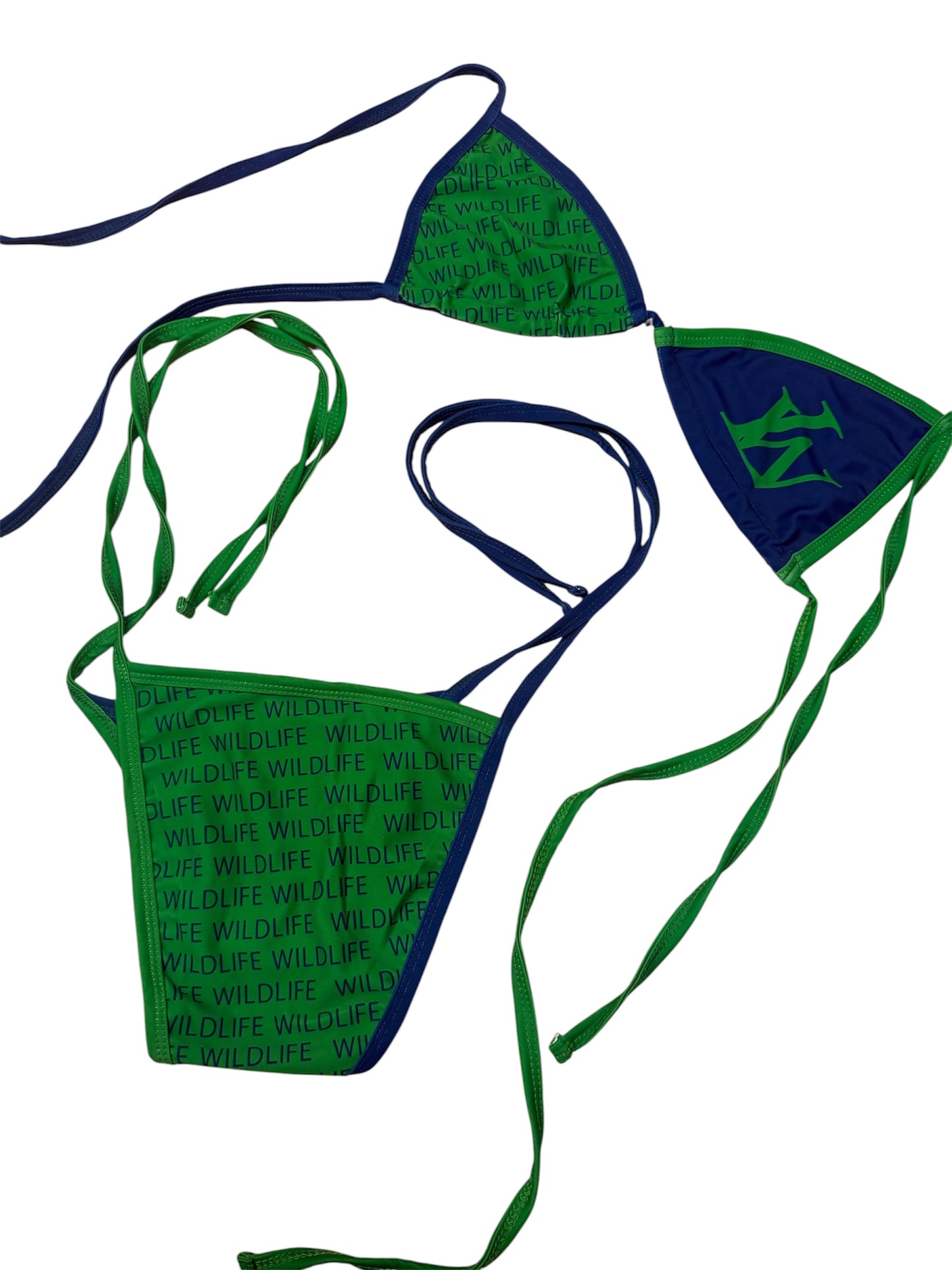 WildLife Bikini Green/Blue