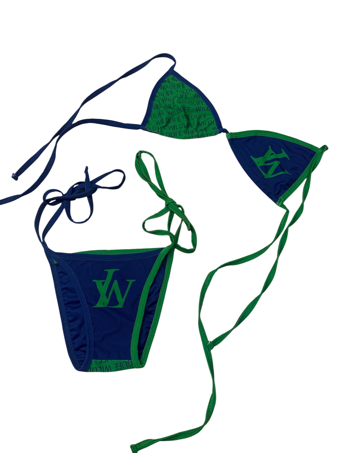 WildLife Bikini Green/Blue