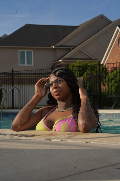 WildLife Bikini Pink/Yellow