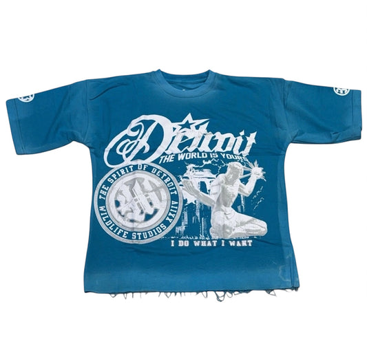 Spirit Of Detroit Tee -Blue